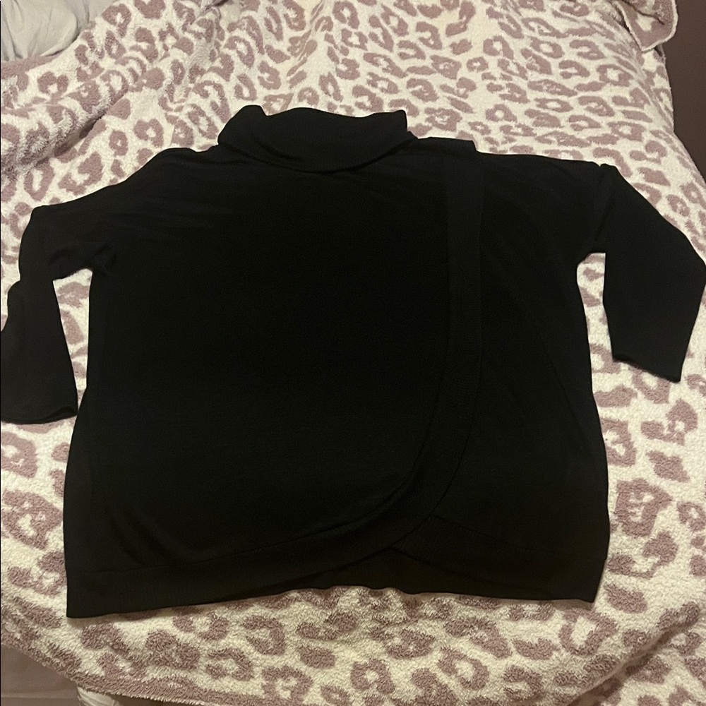 Banana Republic Black Cowl Neck Top